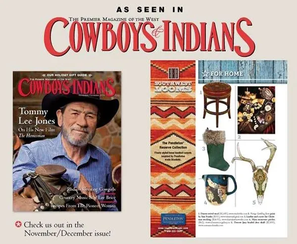 Cowboys and indians magazine cover.