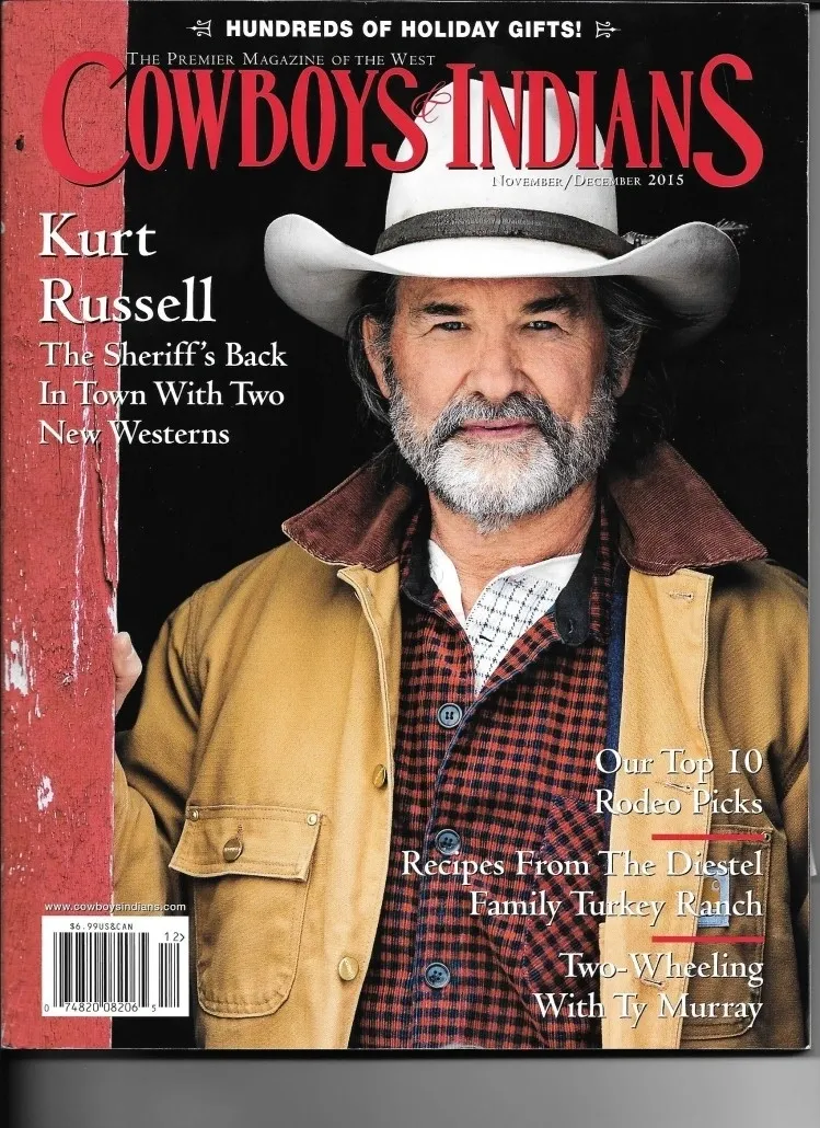 The cover of cowboys indians magazine.